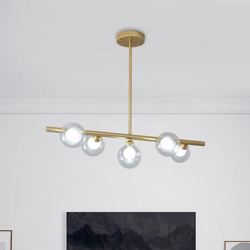 Valentina Moderne Design LED Hanglamp Metaal Zwart/Goud Woonkamer