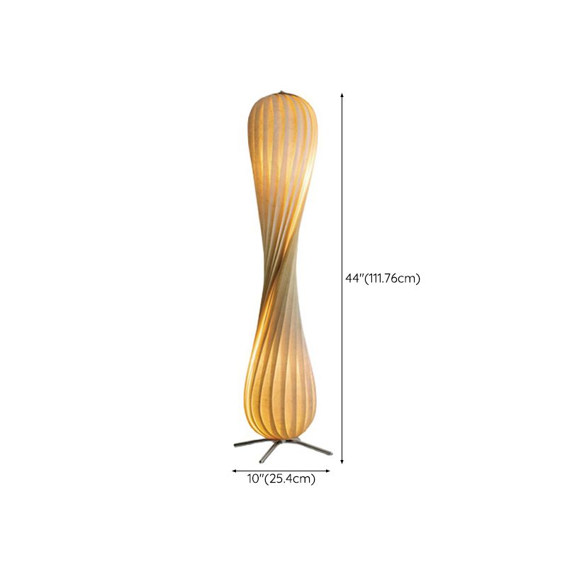 Ozawa Moderne Design LED Gedraaide Vloerlamp Hout Slaapkamer/Woonkamer
