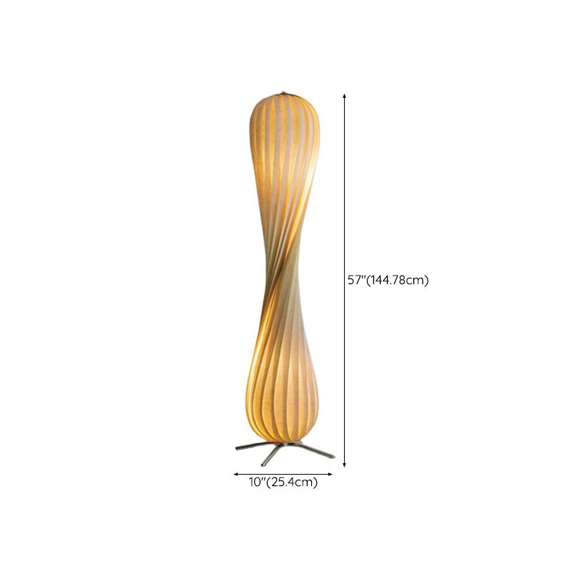 Ozawa Moderne Design LED Gedraaide Vloerlamp Hout Slaapkamer/Woonkamer