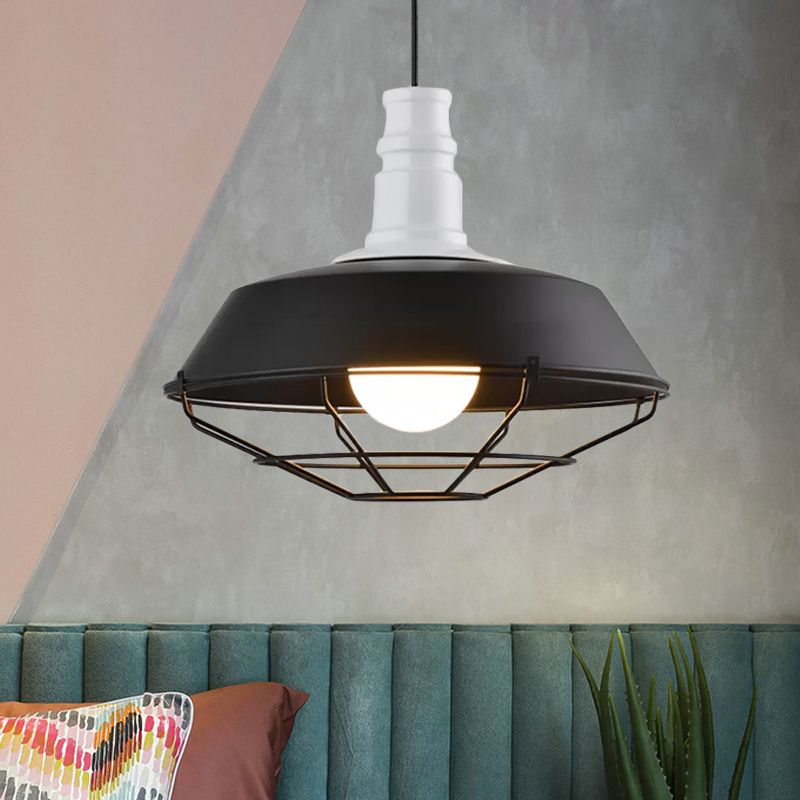 Cooley Industriële Kom Metalen Hanglampen Zwart/Wit/Blauw/Groen/Oranje