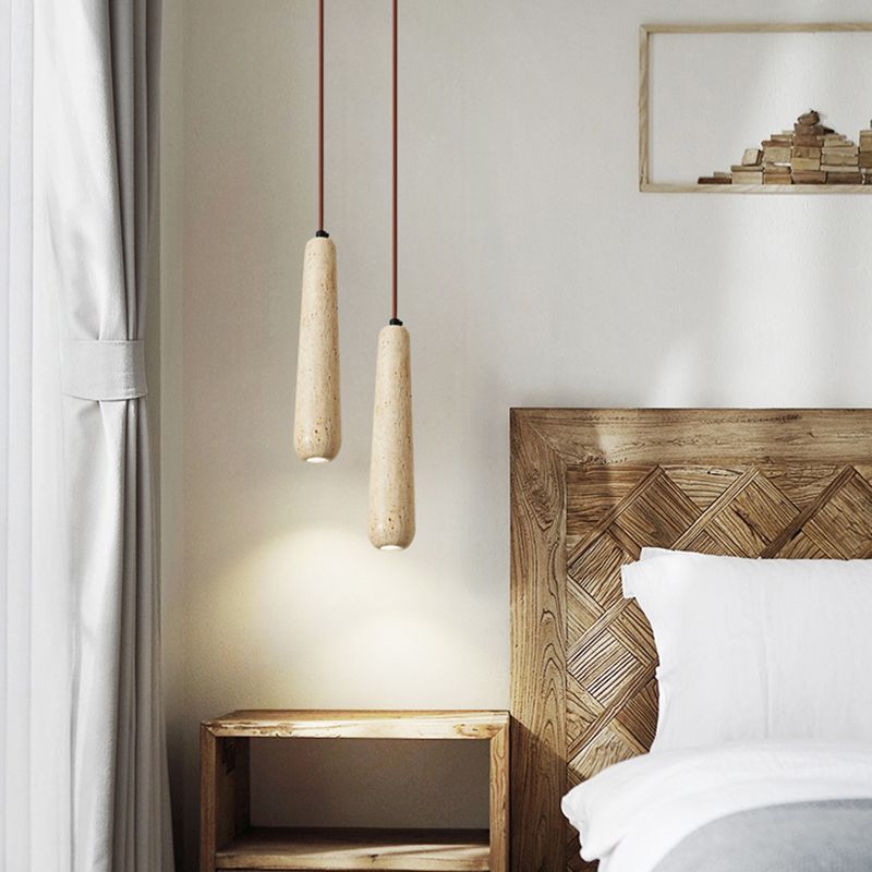 Ozawa Houten Hanglamp Design Hout/Steen Eetkamer