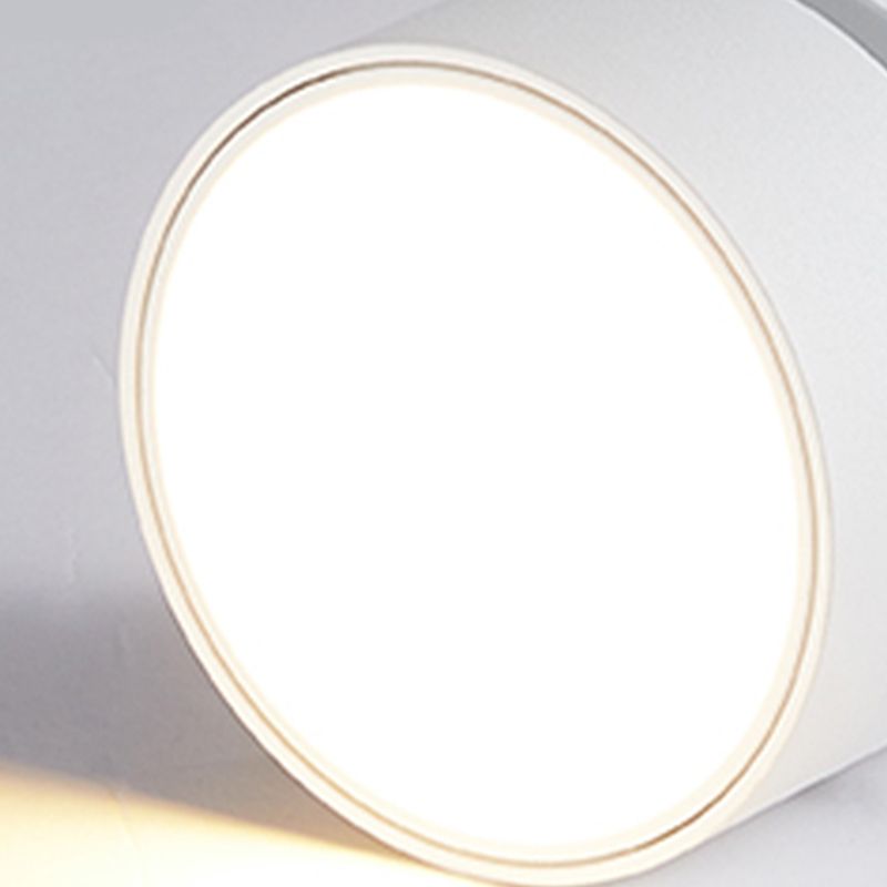 Novak Moderne LED Plafondlamp zwart/Wit Metaal Slaapkamer/Woonkamer