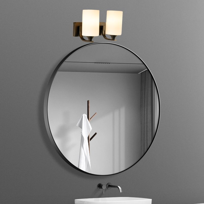 Eryn Moderne Cilinder LED Wandlamp Metaal/Glas Zwart/Chroom Slaap/Woon/Badkamer