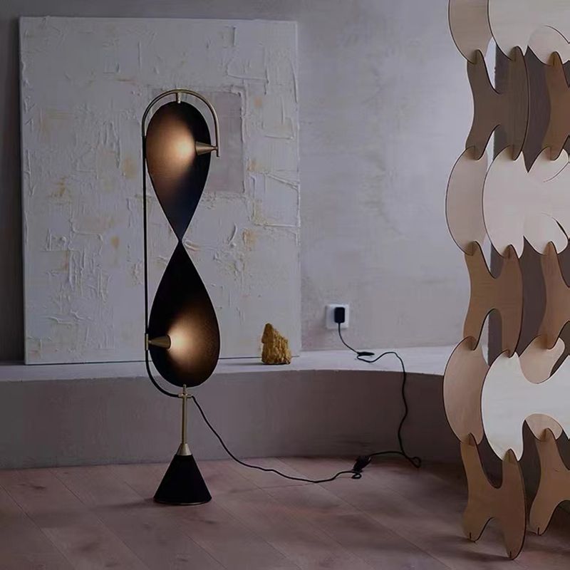 Salgado Moderne Design Minimalistische Geometrische Vloerlamp Metalen Zwart Eetkamer Woonkamer