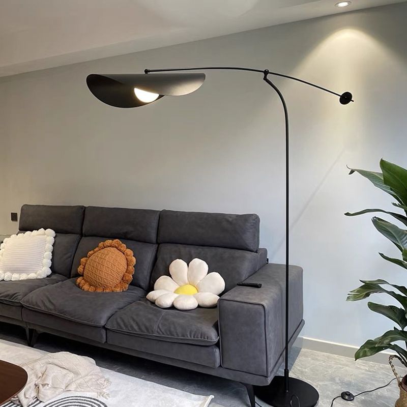 Carins Moderne Design LED Vloerlamp Zwart/Goud Metaal/Glas