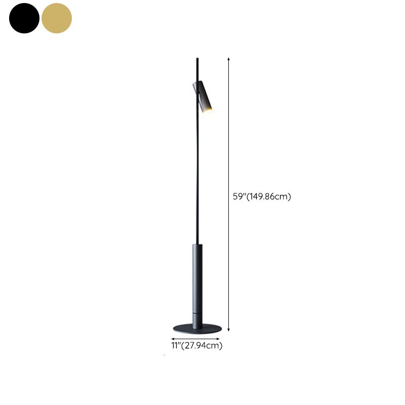 Freja Moderne Design Lineaire Dubbele Kop Metalen Vloerlamp Silicagel Slaapkamer/Woonkame