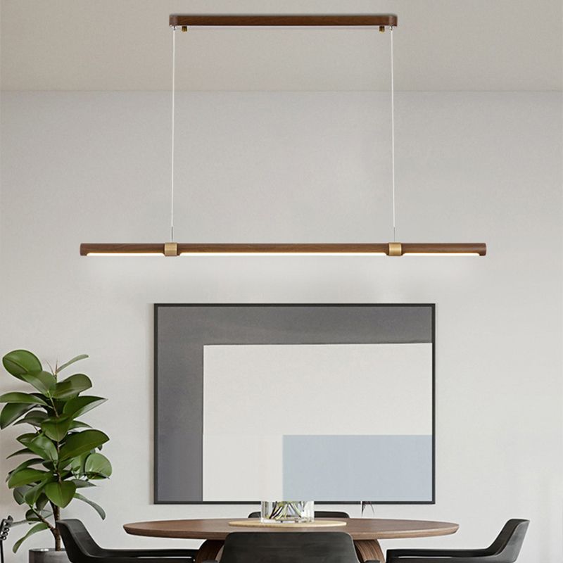 Ozawa Vintage LED Hanglampen Wit Metaal Hout Slaapkamer Keuken