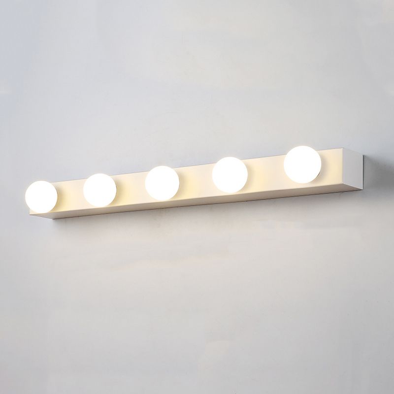 Valentina Moderne Bol LED Wandlamp Metaal Zwart/Wit Slaap/Woon/Badkamer