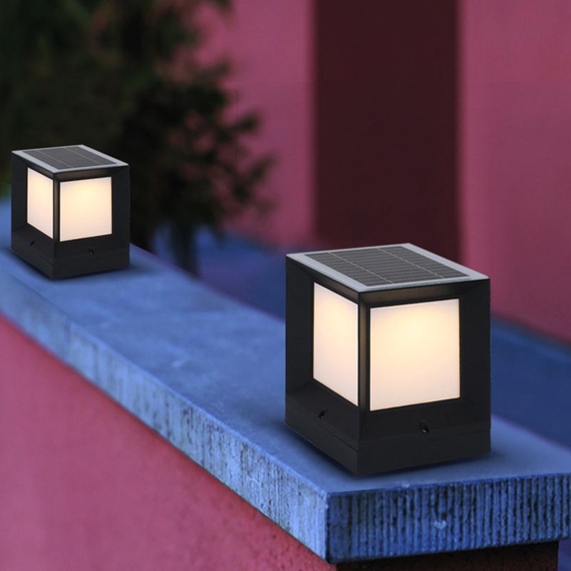 Riley Moderne LED Buitenlamp Bruin Metaal/Acryl Tuin/Stoeprand/Balkon
