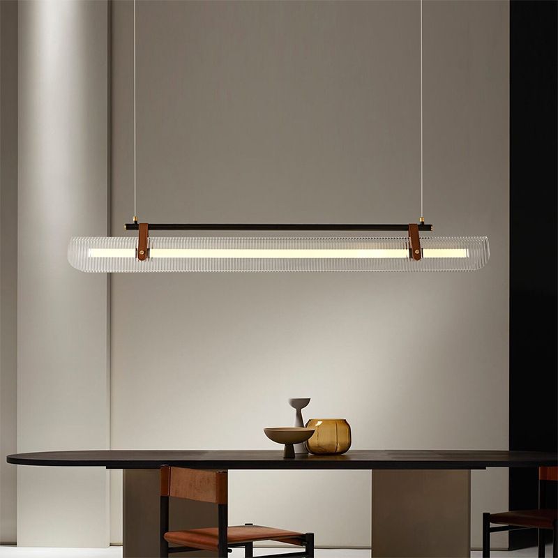 Edge Industriele LED Hanglamp Zwart/Goud Acryl Metaal Woon/Slaapkamer
