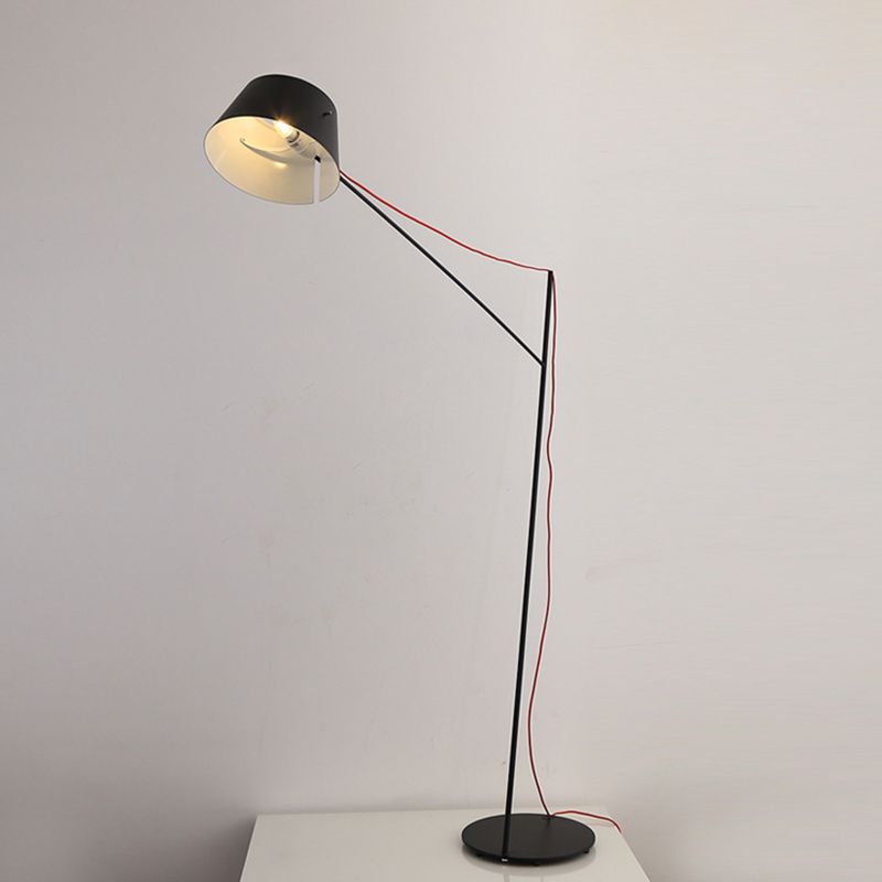 Salgado Moderne Design LED Boogvormige Metalen Vloerlamp Zwart Slaapkamer/Woonkamer