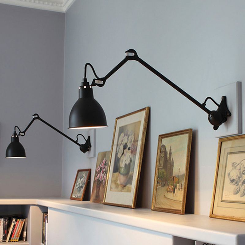 Brady Moderne Kleine LED Wandlamp Zwart/Wit/Geel Metaal Binnen