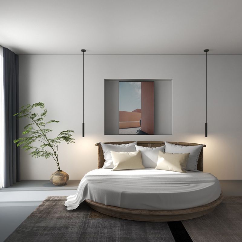 Sanna Kleine LED Hanglamp Zwart Wit Metaal Woonkamer Eetkamer