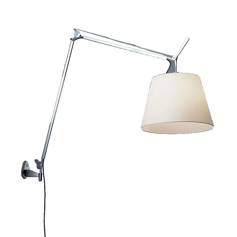 Brady Moderne Koepel LED Wandlamp Wit Metaal/Bekleed Slaapkamer