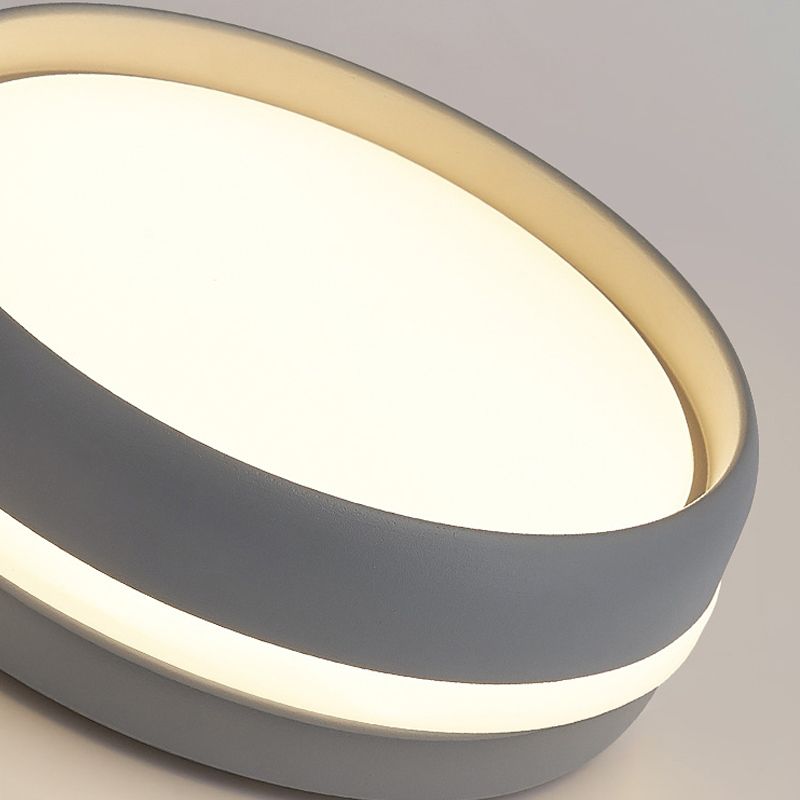 Quinn Moderne Design LED Plafondlamp Metaal Acryl Zwart Woonkamer