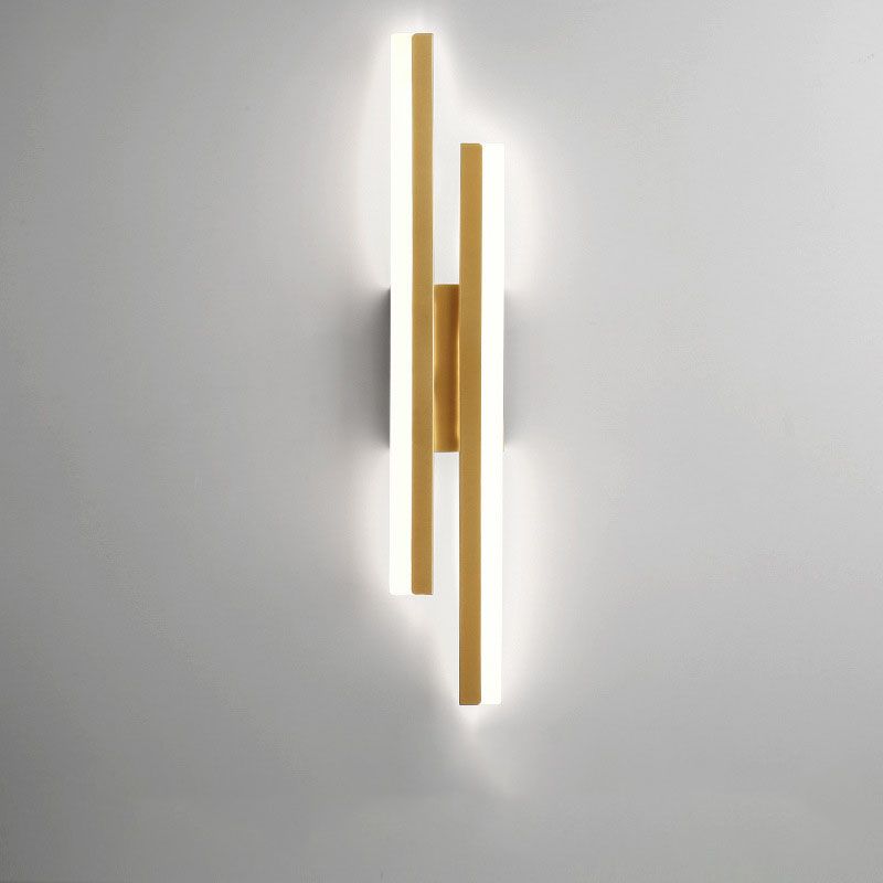 Alana Minimalistische Industriele LED Wandlamp Zwart/Wit Woon/Slaapkamer Acryl/Metaal