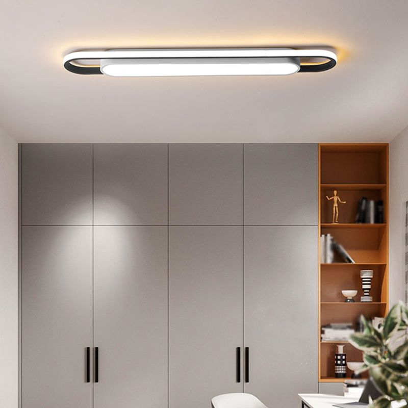 Quinn Moderne Design LED Plafondlamp Metaal Wit Woonkamer Keuken