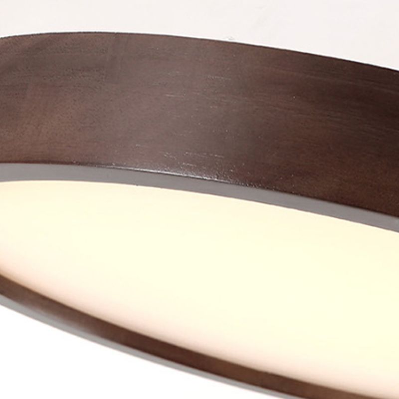 Ozawa Moderne LED Plafondlamp Hout Acryl Slaapkamer Woonkamer