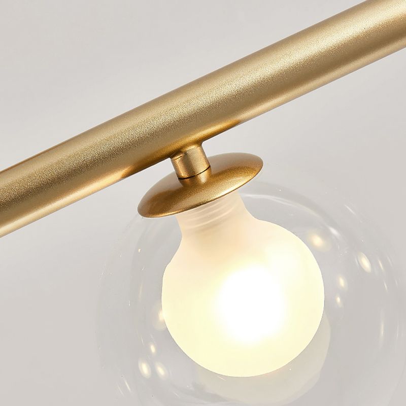 Valentina Moderne Design LED Hanglamp Metaal Zwart/Goud Woonkamer