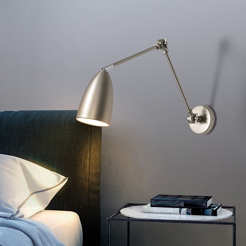 Brady Moderne LED Wandlamp Zwart/Wit/Nikkel Metaal Binnen