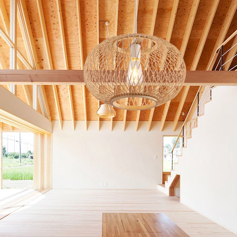 Ritta Moderne Design LED Hanglamp Acryl Rattan Woonkamer Keuken