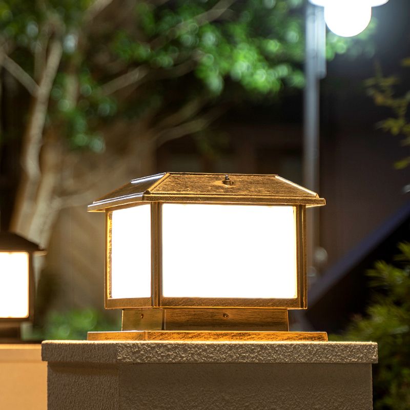 Riley Moderne Design LED Buitenlamp Metaal Zwart/Brons Buiten