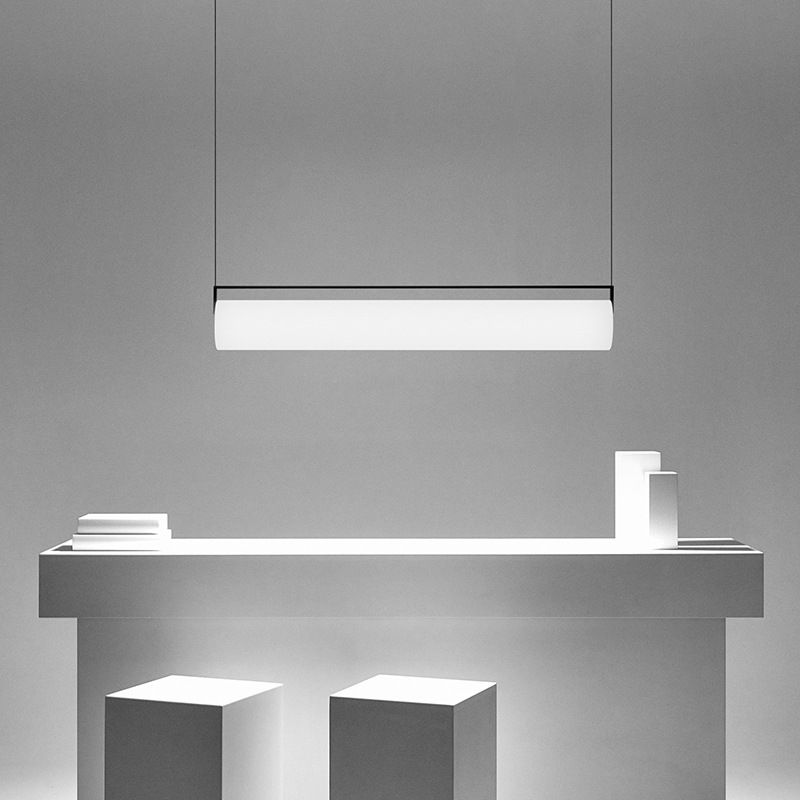 Edge Desinger Cylindrical Shape Linear Pendant Light, 36.6"/48"