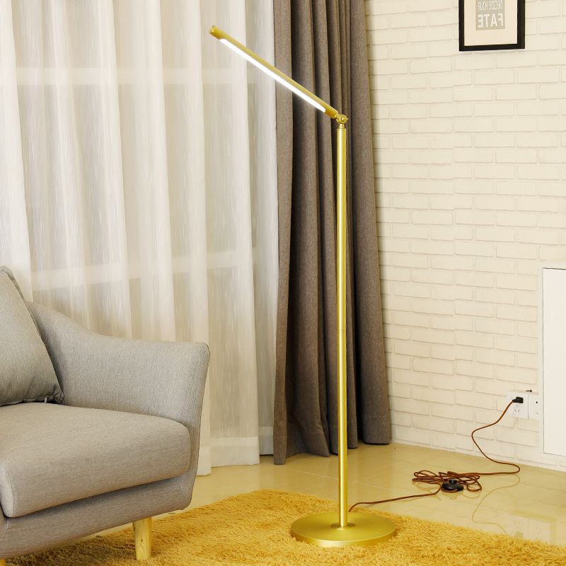 Edge Moderne Lineaire LED Vloerlamp Goud Woon/Slaapkamer Metaal&Acryl