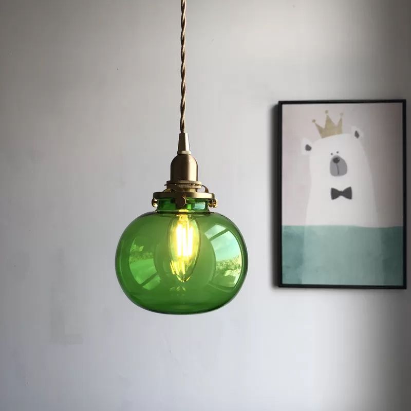 Valentina Vintage Design LED Hanglamp Glas Slaapkamer Woonkamer