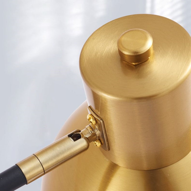 Freja Moderne Design LED Wandlamp Metaal Verstelbaar Zwart/Goud Slaapkamer/Woonkamer