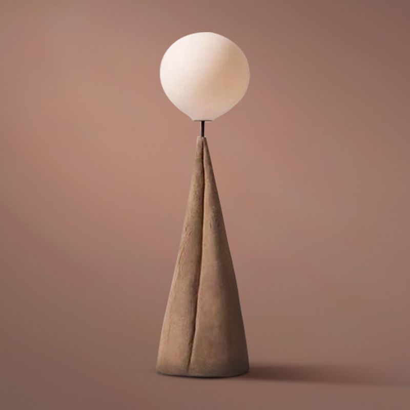 Carins Design LED Vloerlamp Metaal/Glas Rood/Bruin Slaap/Woon/Eetkamer