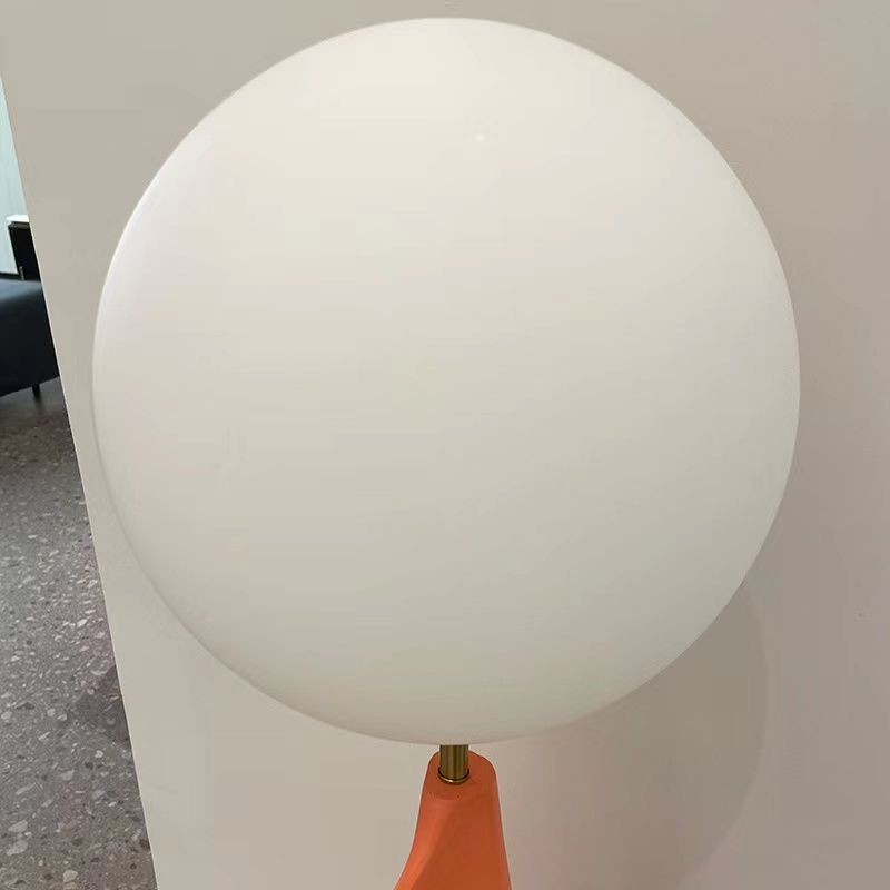 Carins Design LED Vloerlamp Metaal/Glas Rood/Bruin Slaap/Woon/Eetkamer