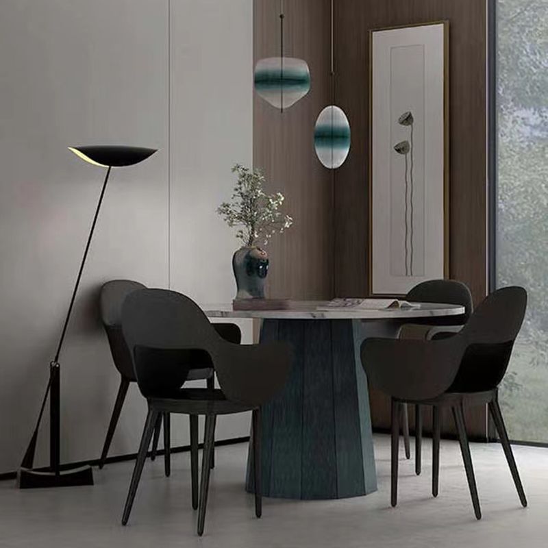 Carins Moderne Design Kom LED Vloerlamp Zwart Metaal Woonkamer