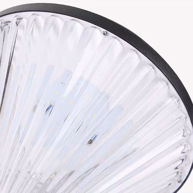 Riley Design Diamantvorm LED Buitenlamp Zonne Metaal/Acryl Zwart Tuin/Stoeprand/Balkon