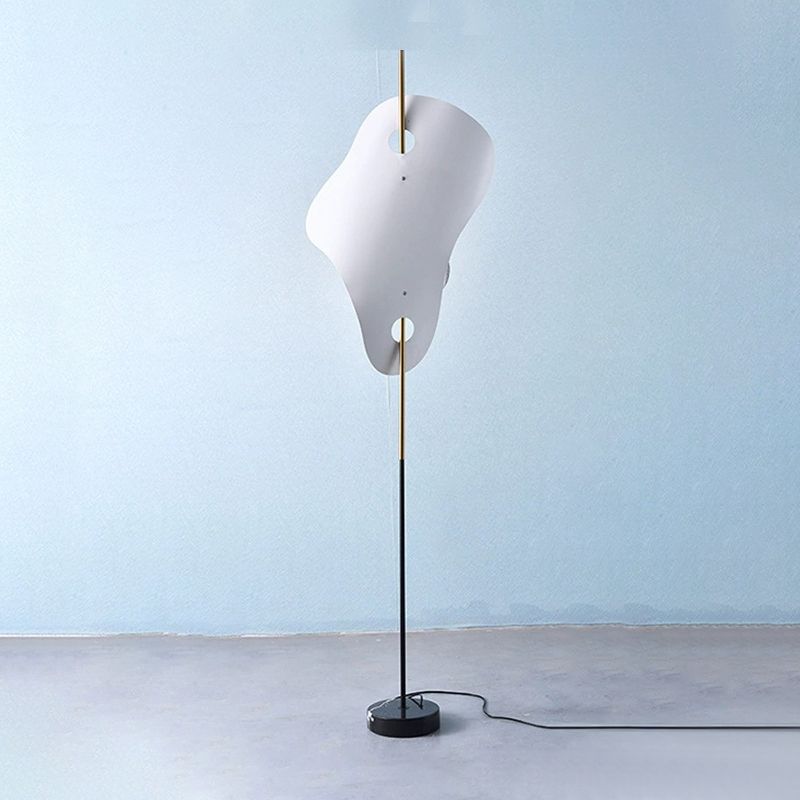 Salgado Moderne Onregelmatige LED Vloerlamp Metaal Zwart/Wit Slaap/Woon/Eetkamer