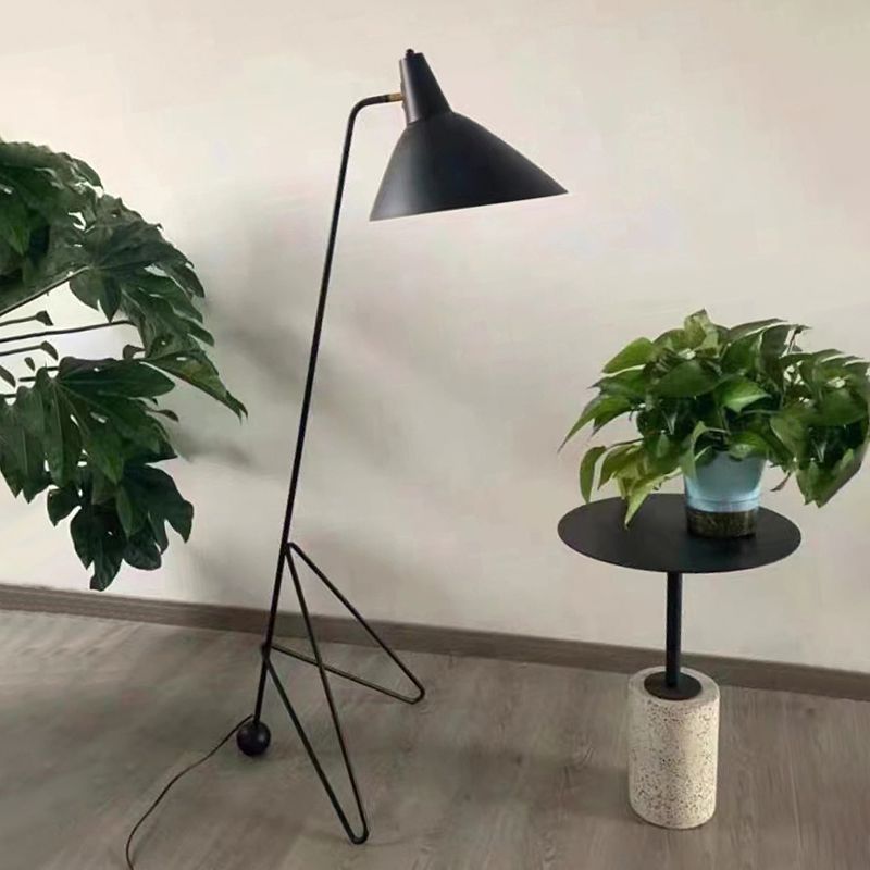 Salgado Moderne Design Minimalistische Geometrische Vloerlamp Zwart Driepoot Metalen Eetkamer/Woonkamer