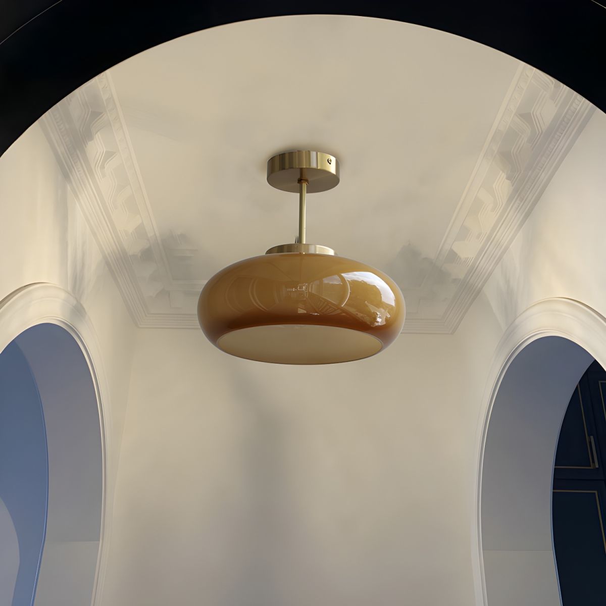 Sanna Moderne Design LED Plafondlamp Glass Woonkamer Keuken