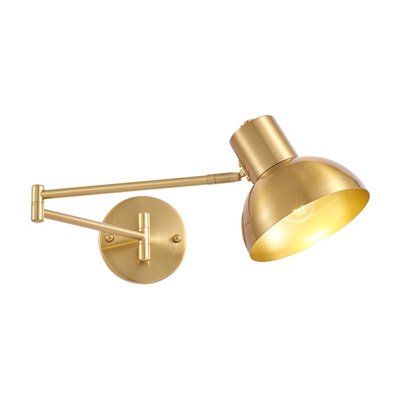 Freja Moderne Design LED Wandlamp Metaal Verstelbaar Zwart/Goud Slaapkamer/Woonkamer
