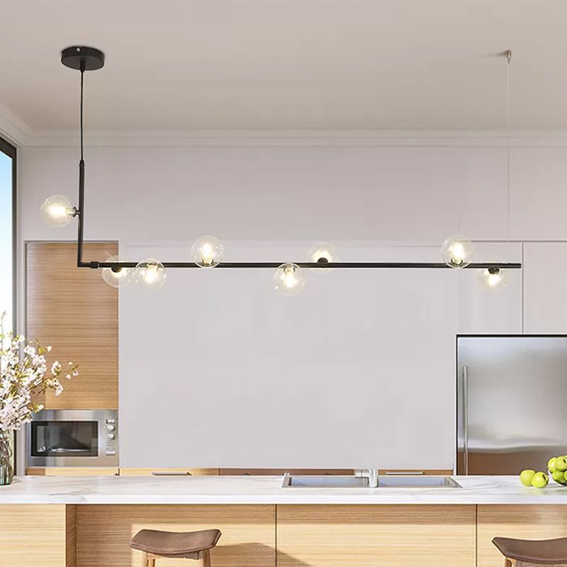Valentina Moderne Design LED Hanglamp Zwart/Wit Woonkamer Keuken