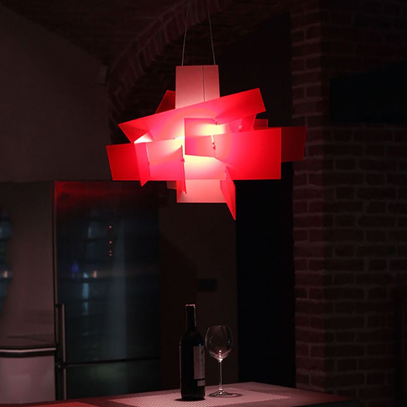 Renée Moderne Design LED Hanglamp Rood/Wit Woonkamer Keuken