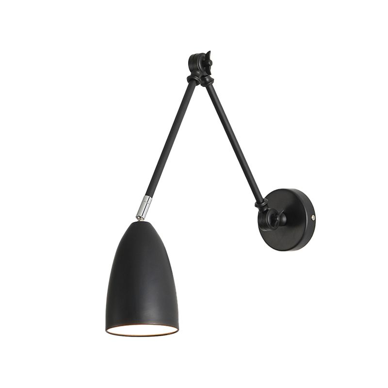 Brady Moderne LED Wandlamp Zwart/Wit/Nikkel Metaal Binnen