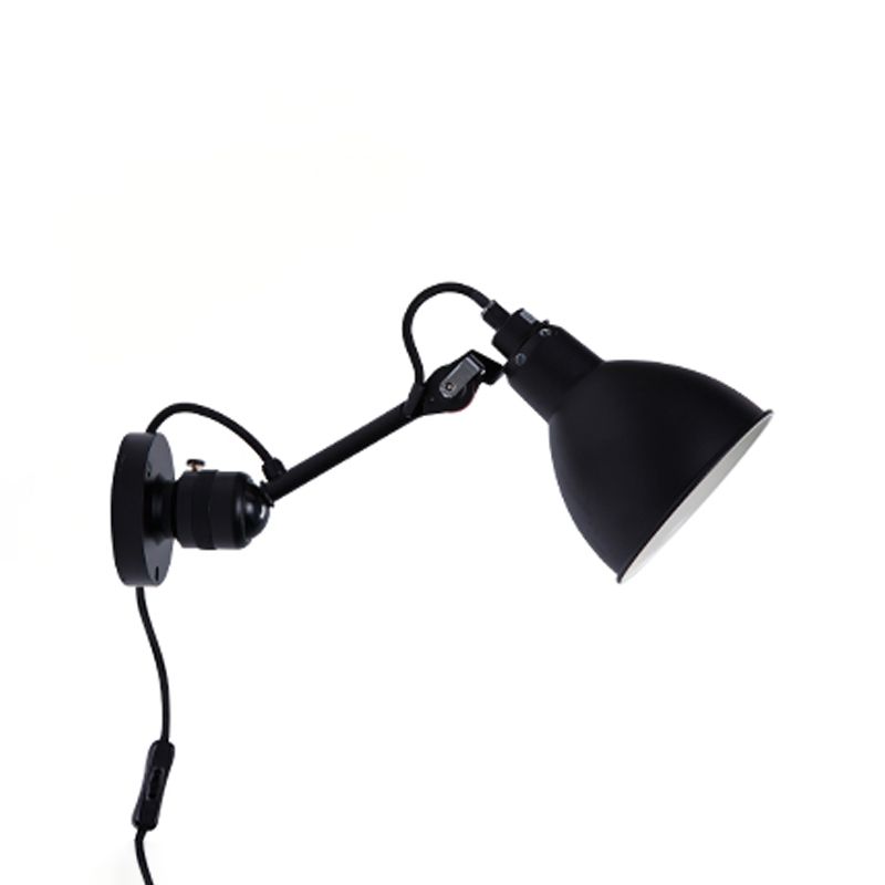 Brady Minimalistische Wandlamp Metaal Zwart Slaapkamer/Woonkamer