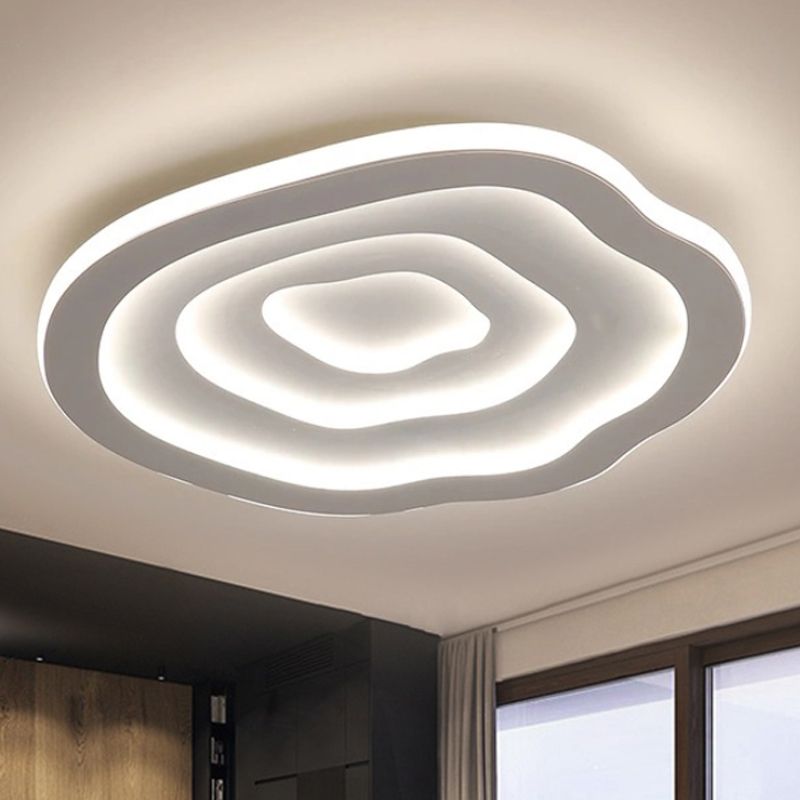Quinn Moderne Design LED Plafondlamp Glas Slaapkamer Woonkamer