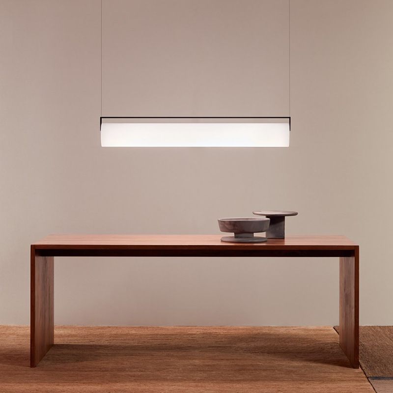 Edge Desinger Cylindrical Shape Linear Pendant Light, 36.6"/48"
