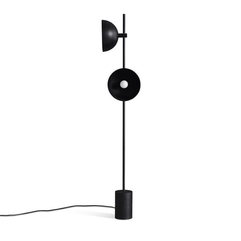 Salgado Moderne Design Koepel Vloerlamp Metalen Zwart Slaapkamer/Woonkamer