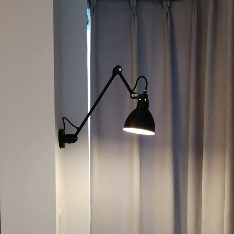 Brady Minimalistische Wandlamp Metaal Zwart Slaapkamer/Woonkamer