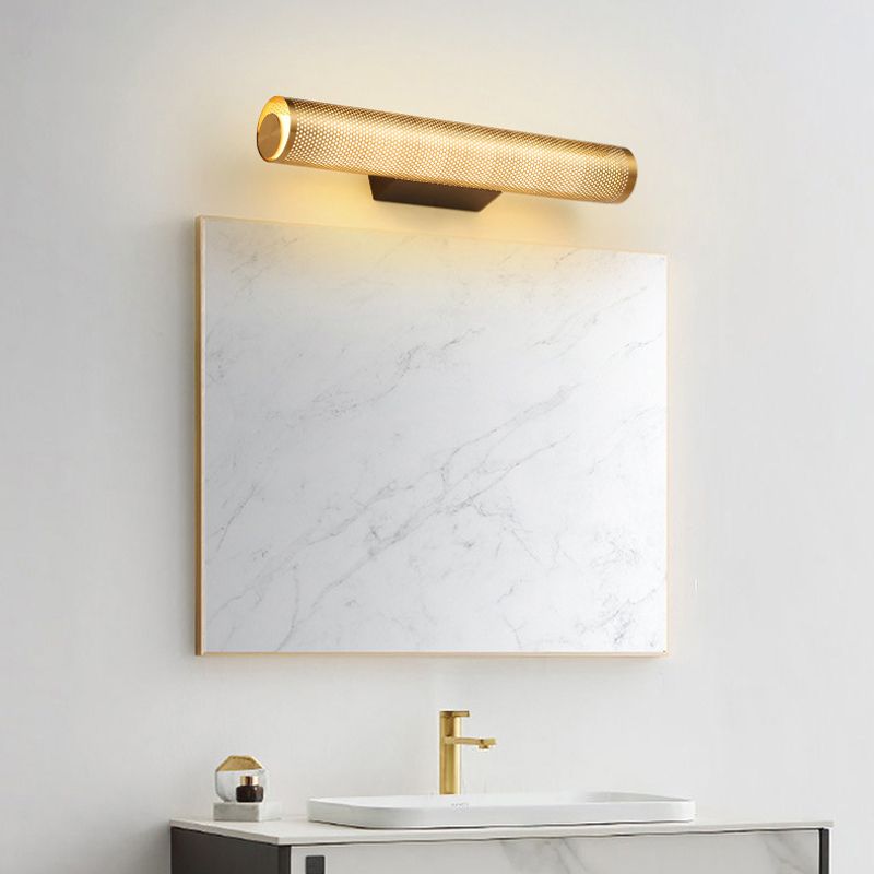 Zaid Moderne Cilinder LED Wandlamp Metaal/Acryl Messing Slaap/Woon/Badkamer