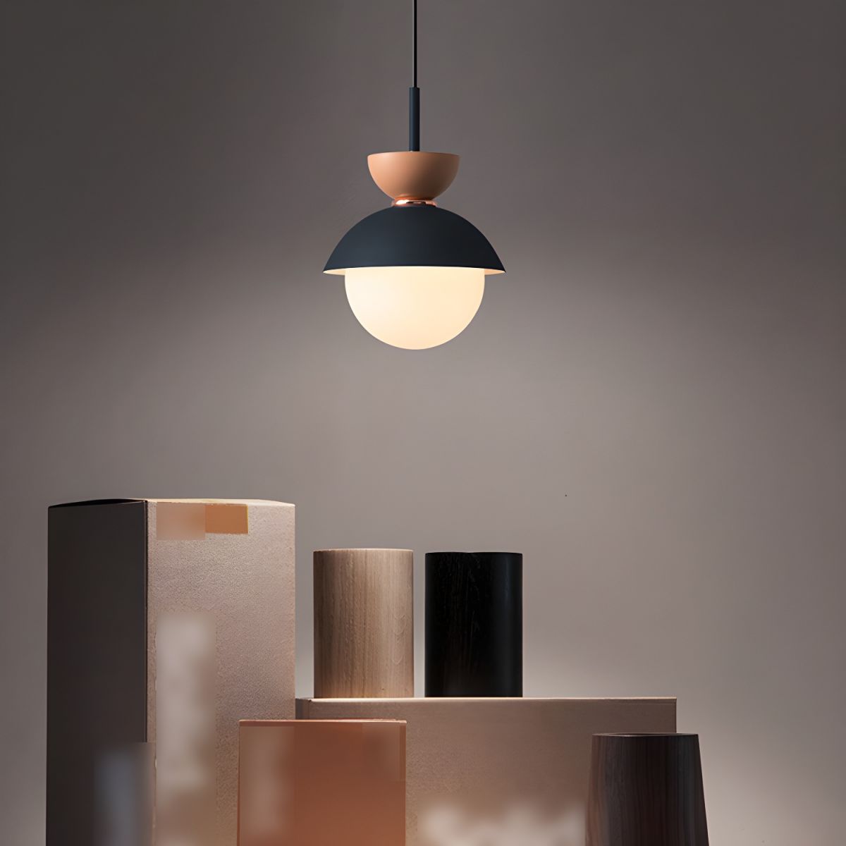 Cairns Nordic Globe LED Hanglamp Kleurrijk Metaal Slaapkamer
