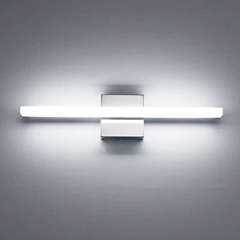 Edge Moderne LED Wandlamp Zwart/Zilver Woon/Slaap/Badkamer Metaal&Acryl