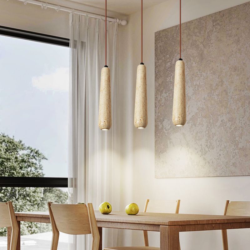 Ozawa Houten Hanglamp Design Hout/Steen Eetkamer